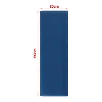 Gestoffeerde wandpanelen Carpino set van 2 fluweel 90x30 cm, Verzenden, Nieuw