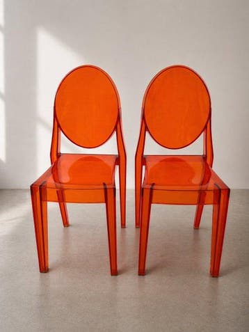 Kartell - Philippe Starck - Stoel (2) - Louis Ghost Stoel -, Antiek en Kunst