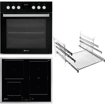 Bauknecht HEKOF500 - Inbouw Ovenset - 65L - Inductie &, Ophalen of Verzenden, Nieuw