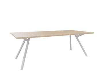 Bridge vergadertafel 180 x 90 cm, ronde poten, Overige plaatsen, Ophalen of Verzenden, Nieuw in verpakking, Tafel