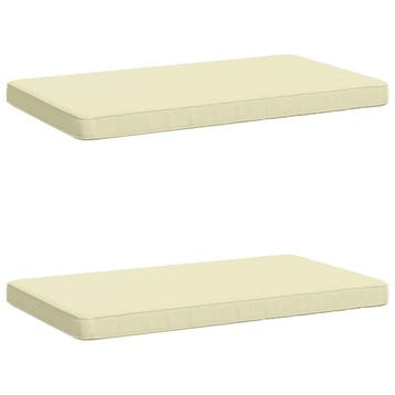 vidaXL 2-delige Bankkussens VUGHT 2 st 100% Polyester, Verzenden, Nieuw