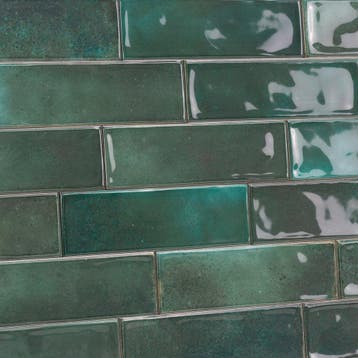 Wandtegels handvorm 6,5x20 cm Emerald glans, Verzenden, Nieuw