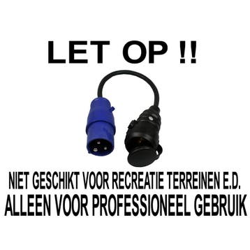 Benson Camping Adapter CEE 16A Mannetje naar Schuko Contr..., Ophalen of Verzenden, Nieuw