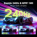 Amzfast 27-inch gebogen gaming-scherm, 2K QHD (2560 x 1440),, Huis en Inrichting, Verzenden, Zo goed als nieuw