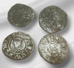 . Spanje Jaime I-II y Armengol VII. Lote medieval de 4