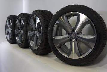 Mercedes S Klasse W222 19 inch velgen +  Winterbanden Pirell, Auto-onderdelen, Banden en Velgen, 19 inch, Gebruikt, Velg(en), Winterbanden