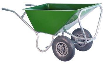 Groene Hummer stalkruiwagen 160 liter, 2 softwielen, Ophalen of Verzenden