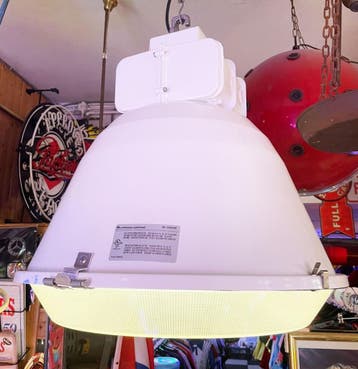 Industriële Fabriekslamp Lamp Wit USA, Ophalen, Gebruikt