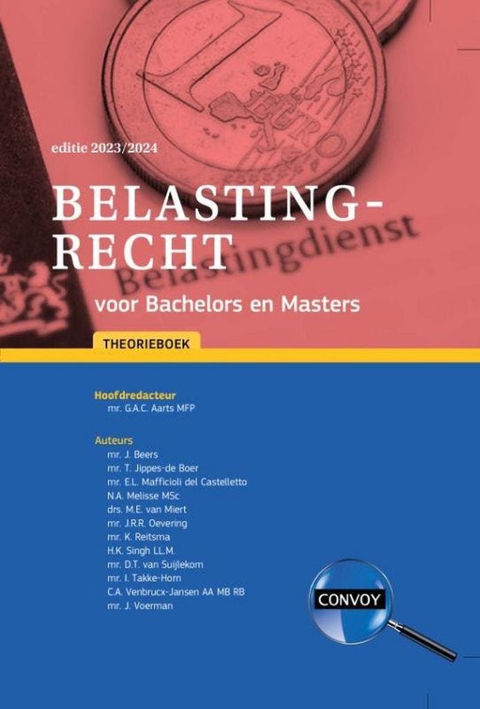 2023/2024 / Belastingrecht voor Bachelors en Masters /, Boeken, Wetenschap, Zo goed als nieuw, Verzenden