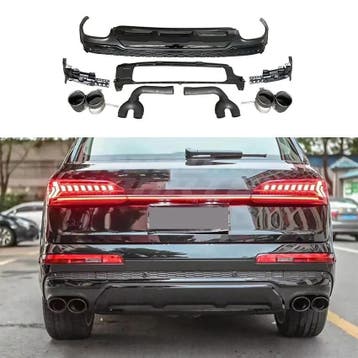 Diffuser With Black Exhaust Tips Voor Audi Q7 S Line/SQ7 4M, Ophalen of Verzenden, Nieuw
