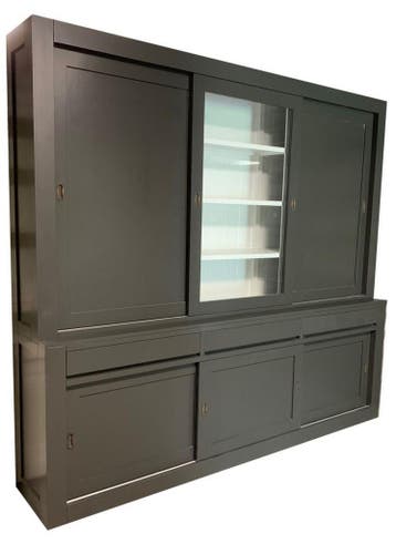 Buffetkast grijs Vaassen XL greeploos 260 x 240cm, Ophalen of Verzenden, Nieuw