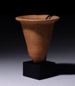 Oud-Egypte, Terracotta Offeringsvaas - 9 cm