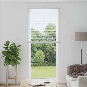 vidaXL Venetiaanse jaloezie Wit 213 x 70 cm 25 mm PVC, Verzenden, Nieuw, Wit