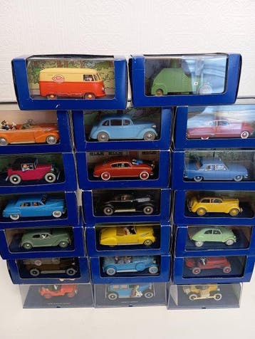 Moulinsart 1:43 - Modelauto (20) - Lot de 20 véhicules, Nieuw