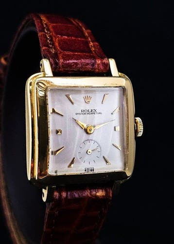 Rolex - Oyster Perpetual quadrato Cioccolatino - Dames -, Nieuw