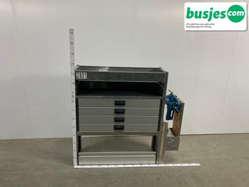 Aluca bedrijfswageninrichting 1240x320x1150mm (2801), Ophalen of Verzenden