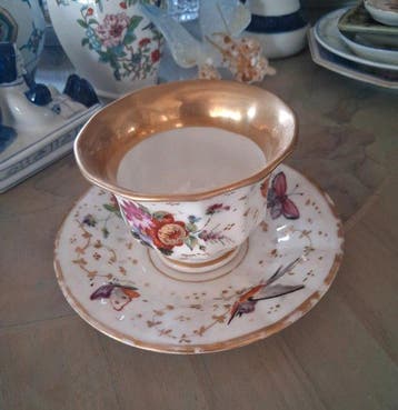 Beker - Porselein - Tazza XIX Vieux Paris