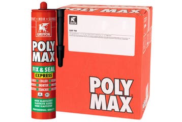 Griffon polymax fix seal express 12 stuks, 425 gr, zwart, Verzenden, Nieuw
