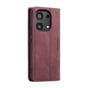 CaseMe book case leer - Xiaomi Redmi Note 13 Pro 4G/Poco M6, Verzenden, Nieuw