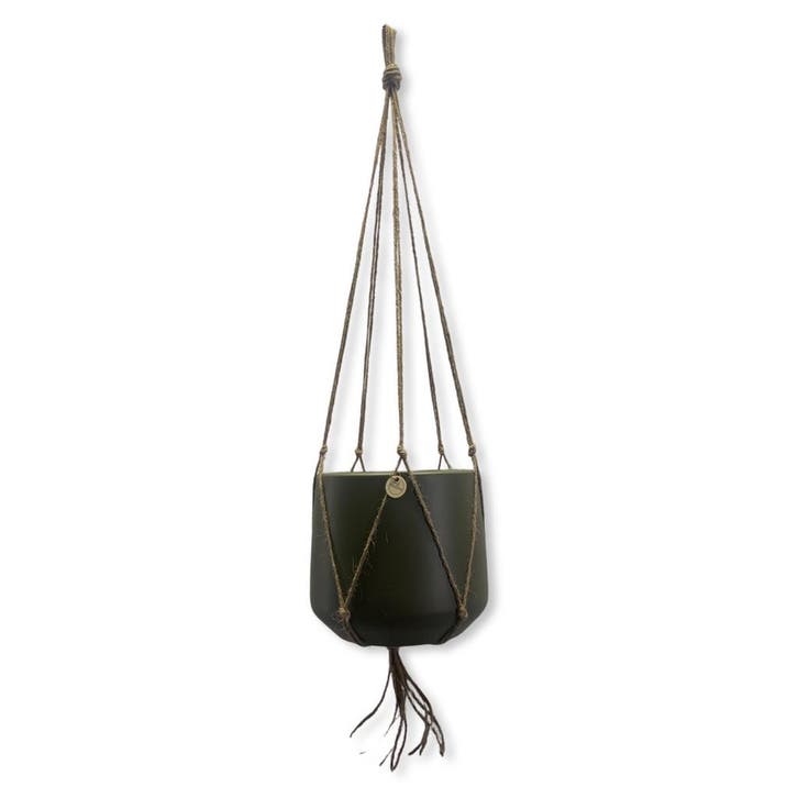 Minimalistische Plantenhanger - Jute - Macramé -, Huis en Inrichting, Woonaccessoires | Overige, Nieuw, Ophalen of Verzenden