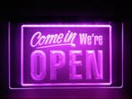 OPEN neon bord lamp LED verlichting reclame lichtbak #28 COM, Verzenden, Nieuw in verpakking