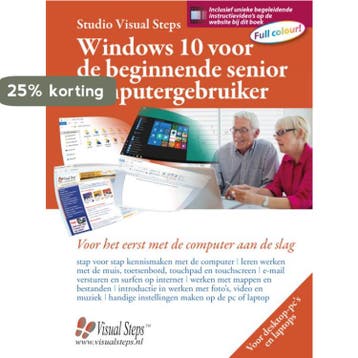 Windows 10 voor de beginnende senior computergebruiker, Boeken, Verzenden, Gelezen, Studio Visual Steps