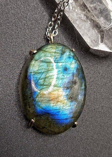 Sieraad Bali ambachtelijk in 925 zilver met multicolor