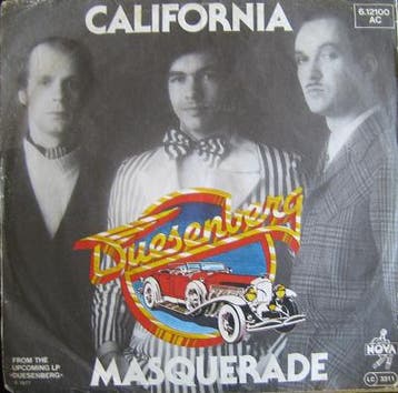 Single vinyl / 7 inch - Duesenberg - California / Masquerade, Verzenden, Zo goed als nieuw, 7 inch, Pop