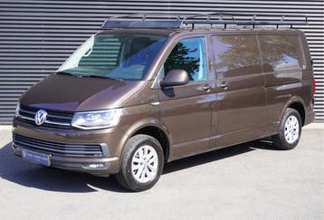 Volkswagen Transporter 140pk Automaat L2H1 2x Schuifdeur Cru, Automaat, Euro 5, Gebruikt, Zwart