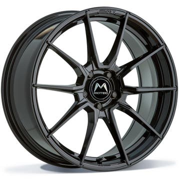 Motec Ultralight 8.5x19 5x112 et43 Glans zwart, Ophalen of Verzenden, Nieuw, 19 inch, Velg(en)