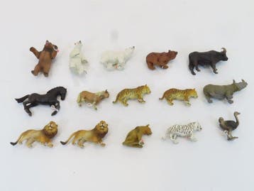 Schleich G - Modeltreinfiguren (15) - 15 verschillende, Nieuw