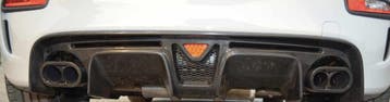 Fiat 595 Abarth carbon diffuser, Verzenden