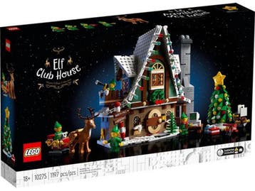 LEGO® Elf Clubhuis - Modelbouwset 10275 - Kerstthema, Verzenden, Nieuw