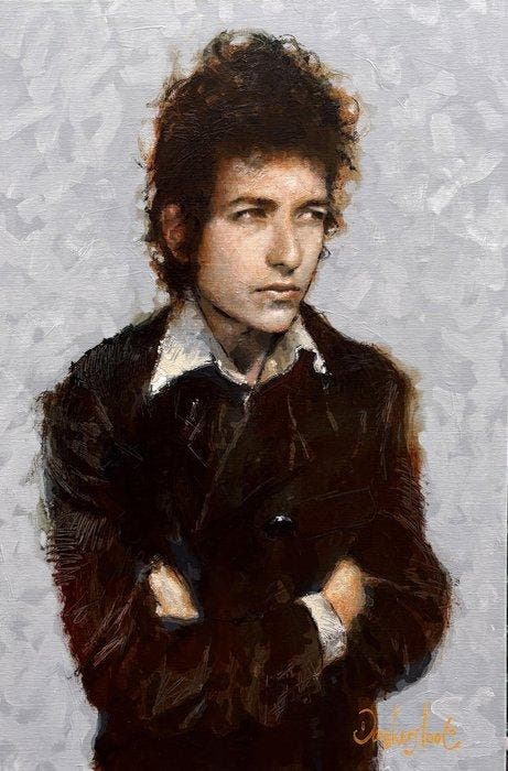 Peter Donkersloot (1959) - Bob Dylan, Antiek en Kunst, Kunst | Schilderijen | Modern