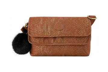 Kipling Handtas Bruin, Verzenden, Zo goed als nieuw, Bruin