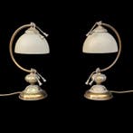 Tafellamp - Messing - Set van koperen tafellampen met