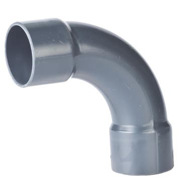 Pvc bocht 90°, 2x inwendig lijm-315 mm, 12,5 bar, Verzenden, Nieuw