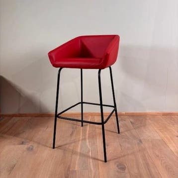 Leren barkruk Have hoog, Toledo Ducati - Outlet, Huis en Inrichting, Barkrukken, Nieuw, Leer, Ophalen of Verzenden, 90 cm of meer