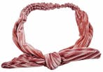 Haarband Knoop 6cm – Strikje met IJzerdraad – Velvet Ribstof, Nieuw