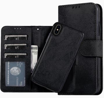 iPhone X / Xs Uitneembaar Magnetisch Bookcase Hoesje, Ophalen of Verzenden, Nieuw