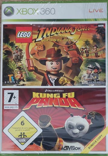 Kung Fu Panda plus Lego Indiana Jones (Xbox 360 nieuw), Ophalen of Verzenden, Nieuw