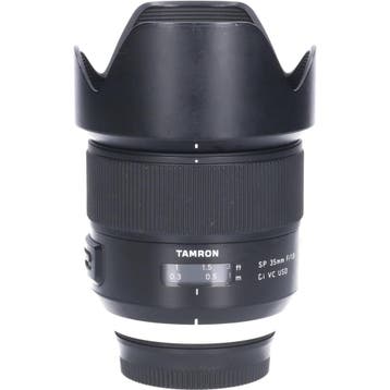 Tweedehands Tamron SP 35mm f/1.8 Di VC USD Nikon CM3991, Ophalen of Verzenden, Gebruikt, Standaardlens