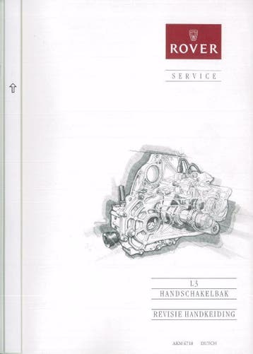 1991 Rover L3 handschakelbak revisie handleiding service, Verzenden