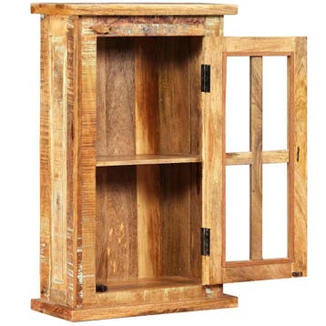 vidaXL Wandkast 44x21x72 cm massief gerecycled hout, Verzenden, Nieuw