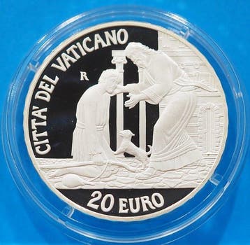 Vaticaan. 20 Euro 2016 Jaar van de Barmhartigheid - From, Postzegels en Munten