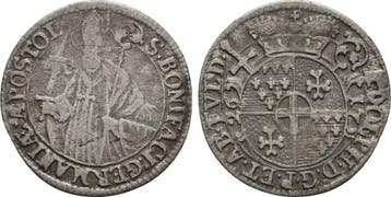 Groschen Fulda Bistum: Adolf von Dalberg, 1726-1737:, Verzenden