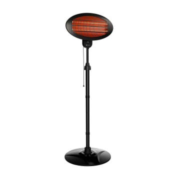 Infraroodstraler / Staande Heater / Terrasverwarmer - 2000W, Tuin en Terras, Terrasverwarmers, Verzenden, Nieuw