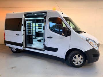 Renault Master Servicewagen T35 2.3 dCi 145pk euro6 L2H2 BOT, Stof, Gebruikt, Euro 6, Renault