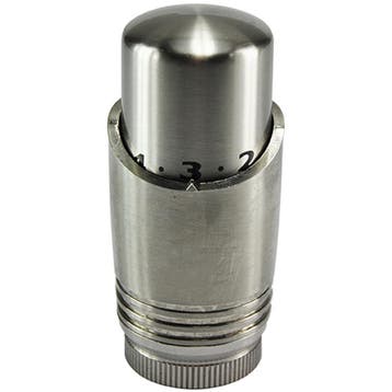 Riko Luxe Thermostaatknop - M-30 - Geborsteld Staal, Ophalen of Verzenden, Nieuw