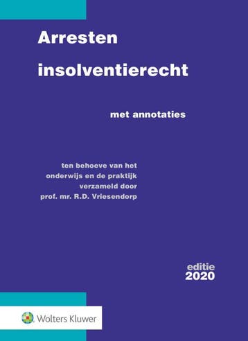 Arresten insolventierecht 2020 9789013157147, Zo goed als nieuw
